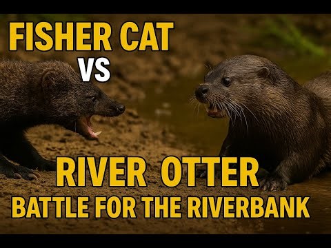 Fisher Cat vs River Otter | Battle for the Riverbank