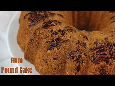 Rum Pound Cake | Bacardi Rum Cake