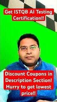 Pass ISTQB AI Testing Certification and Become AI Tester!!