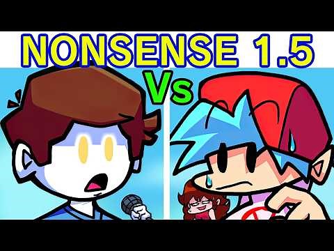 Friday Night Funkin' VS Nonsense V1.5 FULL WEEK + Cutscenes & All Endings (FNF) (Funny Mod)