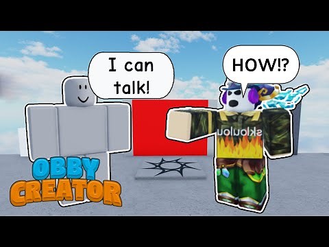 How to make NPC talk in Obby Creator! (Roblox Obby Creator)