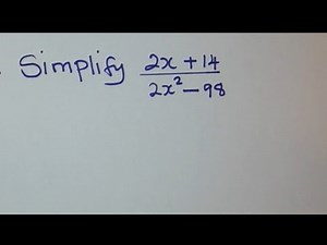How To Simplify Fractional Algebraic Expressions – Step By Step Guide (tutorial Part 1)