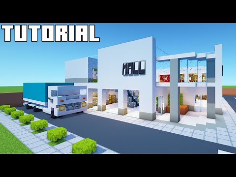Minecraft Tutorial: How To Make A Mall "2022 City Build"