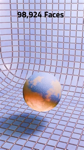 Sphere vs Cloth Simulation (Beginner Guide) — 4 Faces to 98,374 + Solidify Modifier | Blender