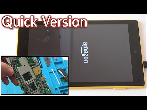 Trying to FIX: Water Damaged Amazon Fire Tablet (Quick Version)