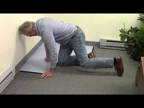 Installing tiles over carpet