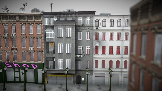 City street - Download Free 3D model by Artemis (@Artemis26)