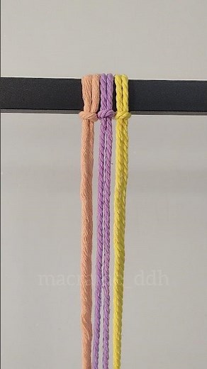 You’ll Fall in Love with This Macrame Knot | Easy Pattern Tutorial for Beginners #shorts