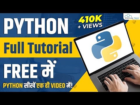 Introduction to Python (Hindi) | Complete Python Tutorial for Beginners in 4 Hours (Step by Step)