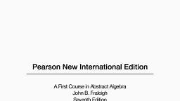 first course in abstract algebra.pdf - Group Theory - Notes - Teachmint