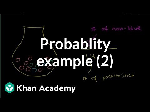 Finding probability example 2 | Probability and Statistics | Khan Academy