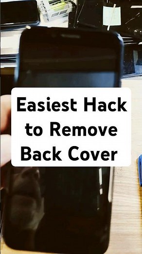 What is the Easiest Way to Remove the Back Cover from My Phone? Works for Any Older Phone