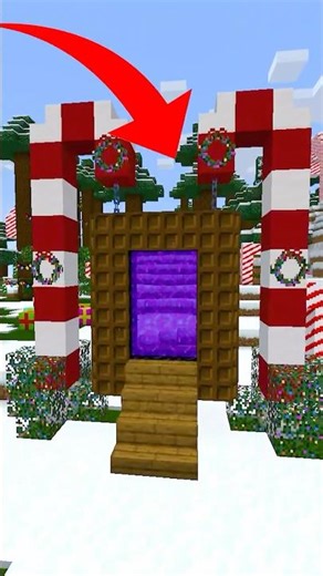 Epic Christmas Portal in Minecraft... 🎄