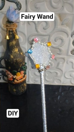 DIY Fairy Wand | Magic Angel Wand #diy #fairy #shorts #magic #christmas