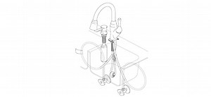 DELTA 106557 Single Handle Pull-Out Kitchen Faucet Instruction Manual