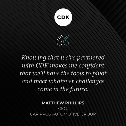 12 reactions | With multiple dealerships, Car Pros Automotive Group relies on the CDK Dealership Xperience Platform to excel not only at selling and fixing cars, but also at delivering unrivaled customer service. | CDK Global | Facebook