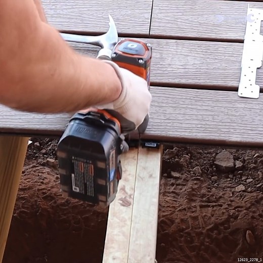 3.4K views · 24 reactions | In this video I will show you how to install Trex composite decking. I will be using hidden fasteners to secure the trex decking. I demonstrate how to install composite decking screws properly. How to install the trex starter clips is shown in this video. Trex Enhance Basics 16-ft Saddle Grooved Composite Deck Board is the decking that was purchased from Lowe's. | The Excellent Laborer | Facebook