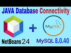 How to connect MySql Database 8.0.40 & Java NetBeans IDE 24 Using Connector-j Driver || JDBC in java