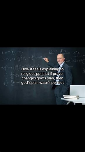 Prayer is often described as changing outcomes. But if God has a perfect plan, nothing actually needs changing. If prayer alters the outcome, then the plan wasn’t perfect. If it doesn’t, then the prayer didn’t cause the outcome. Saying “God knew you’d pray” just folds the prayer into the plan without explaining what it changes. Either way, prayer isn’t doing what it’s usually understood to do. #atheism #religion #deconstruction #criticalthinking #philosophy