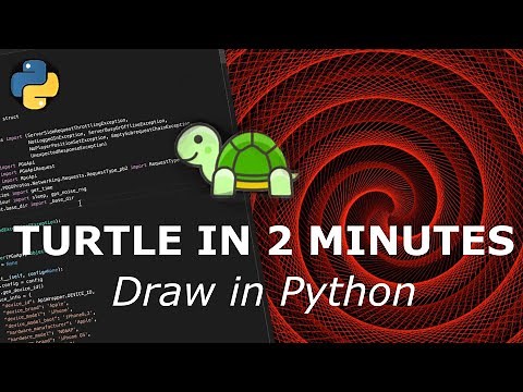 Python Turtle Graphics Tutorial for Absolute Beginners - Drawing a Spirographic