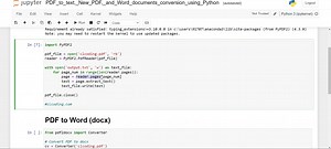 29 reactions | PDF | Creation & Conversion to plain text and Docx file using Python | Python Coding | Facebook