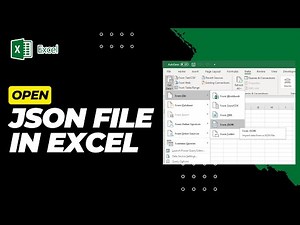 How To Open A JSON File In Excel