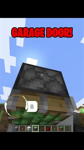 Garage Door!🚗 Tutorial |Minecraft #minecraft #shorts