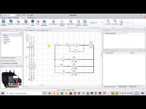 Démarrage direct un sens de marche avec schémaplic
