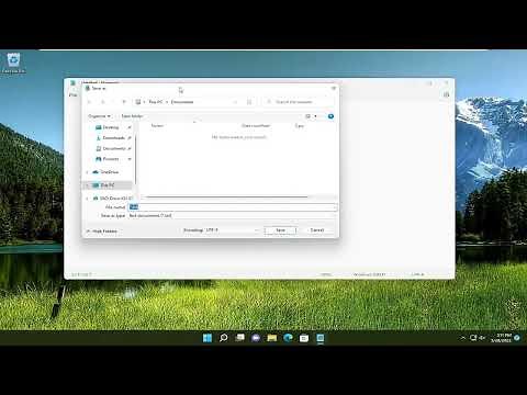 How To Save A Notepad File On Your Desktop [Tutorial]