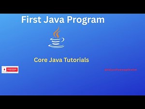 Create Your First Java Program (Hello World)