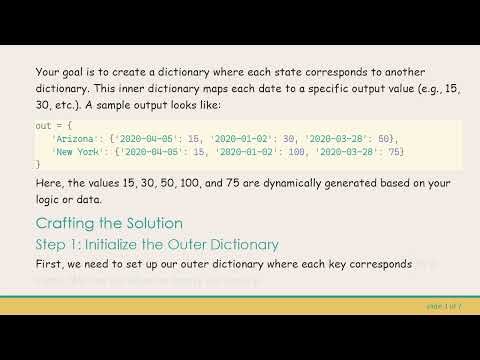 How to Effectively Add Values to a Nested Dictionary in Python