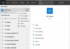How to Uninstall the 3D Viewer App - MajorGeeks