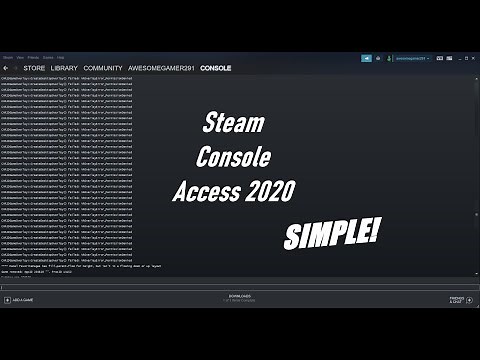 How to open the Steam CONSOLE [Working 2025!]