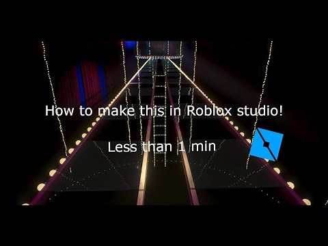 How to make the glass bridge from squid game in Roblox studio! [ in less than 1 min]