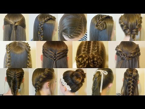 14 Easy Hairstyles For School Compilation! 2 Weeks Of Heatless Hair Tutorials