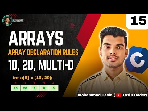 Arrays in C Explained | Declaration, Initialization & Operations (Full Guide)