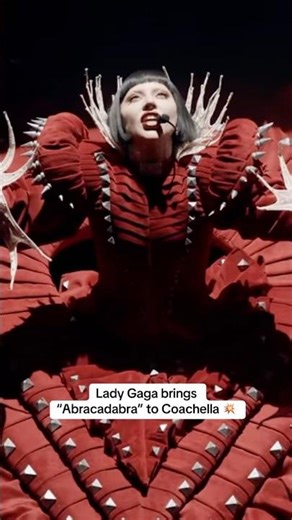 Lady Gaga Performs "Abracadabra" At Coachella 2025 | Billboard #Shorts