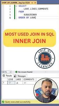 INNER JOIN in SQL Explained in 60 Seconds 🚀 | SQL Tutorial #shorts #database #shrotfeed