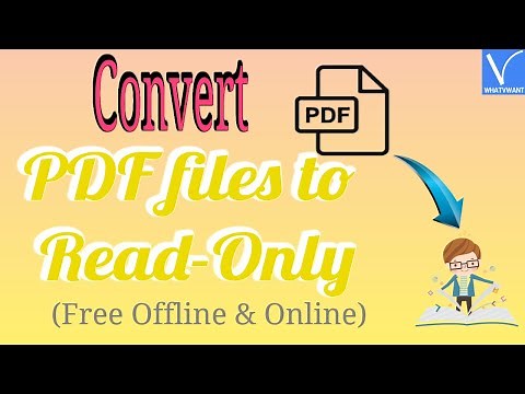 7 Quick Ways to Convert PDF to Read-only | Online, Offline, Free & Lowest Priced methods