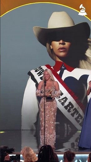 BEYONCÉ Wins ALBUM OF THE YEAR for 'COWBOY CARTER' | 2025 GRAMMYs Acceptance Speech