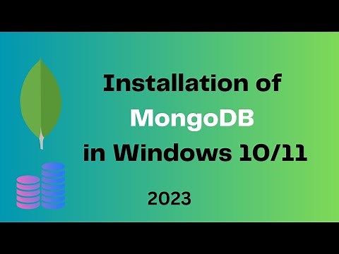 Install MongoDB 6.0.6 Community Server Locally in Windows 10/11 | Install MongoDB Compass Locally