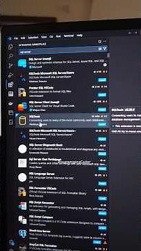 How to connect sql server in vs code