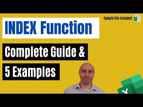 INDEX Function in Excel - Complete Guide | 5 Examples