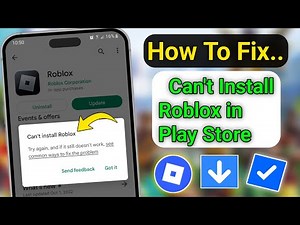 How To Fix Can't install Roblox in Play Store (2026) New Update | Roblox Install Problem Solved