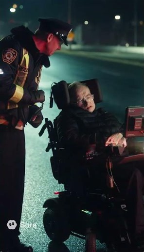 Stephen Hawking gets pulled over