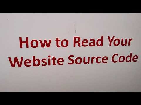 How to Read Your Website Source Code