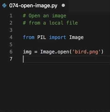 A simple example of opening and displaying an image file using the Python Image Library (PIL).