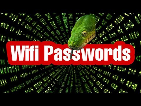 Get WiFi Passwords With Python | python project for beginners