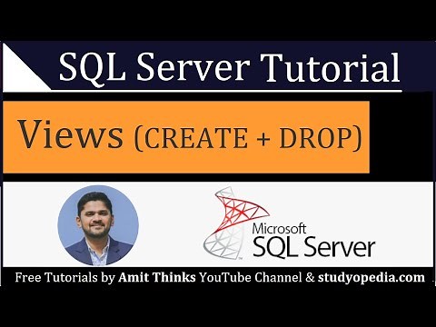SQL VIEWS | CREATE VIEW and DROP VIEW Statements | SQL Server Tutorial for Beginners