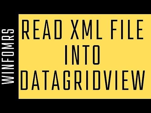 Read xml file into datagridview using c#